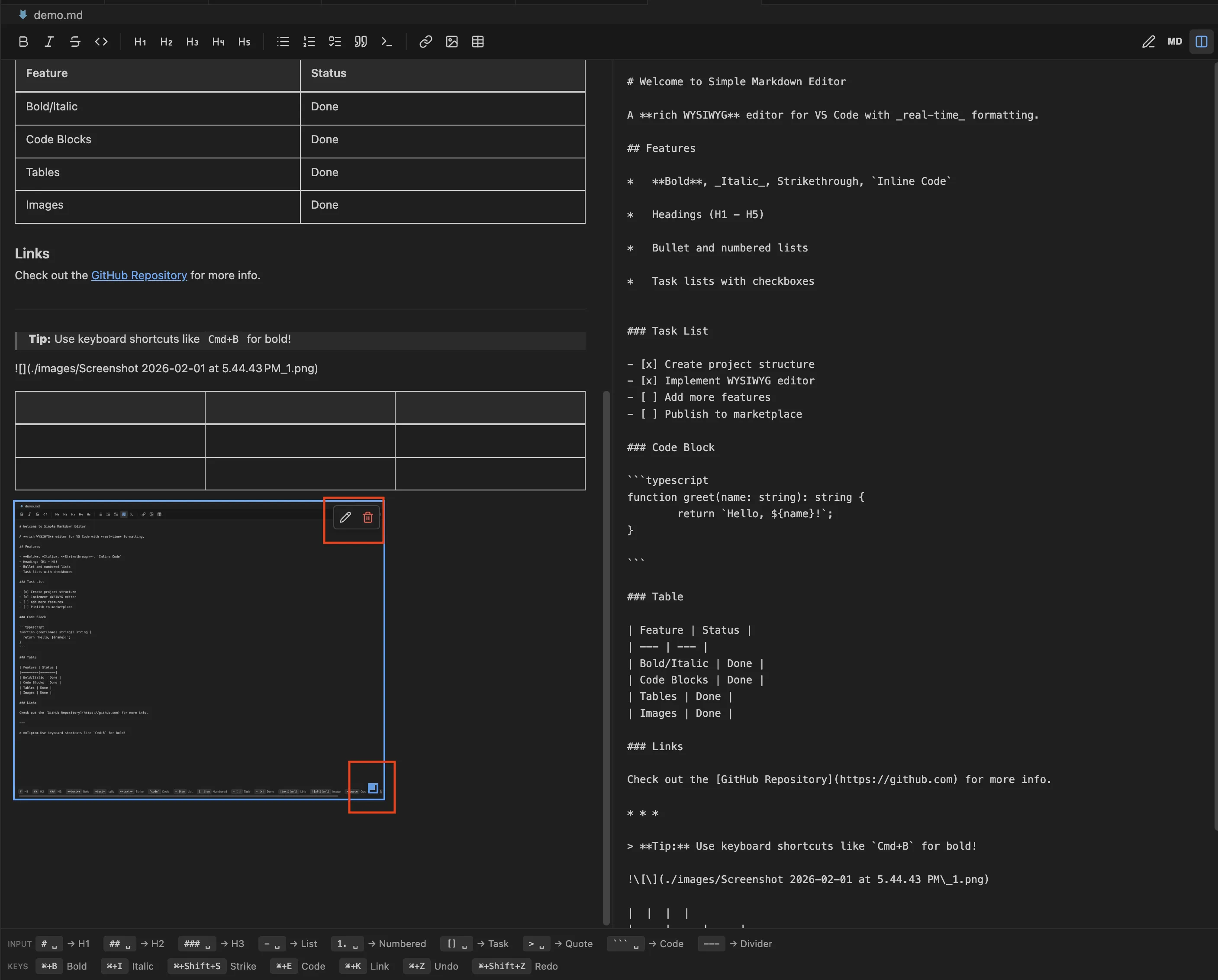 Simple Markdown Editor 3
